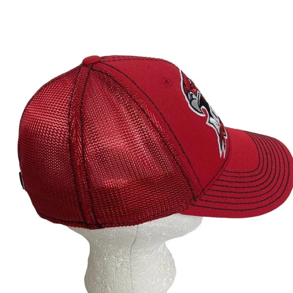 Adidas Fitmax 70 Hat Miami Redhawks Miami University Ohio Small Medium Mesh Back